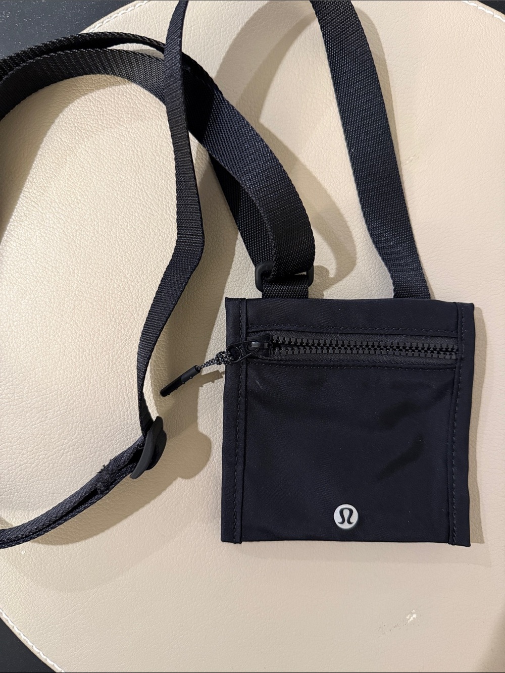 lululemon athletica Black Compact Crossbody Pouch